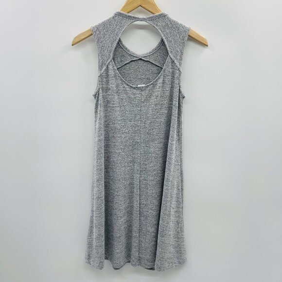 GAP Factory Womens Size XS Softspun Cutout Back Tank Dress Light Grey $59 - Picture 4 of 7